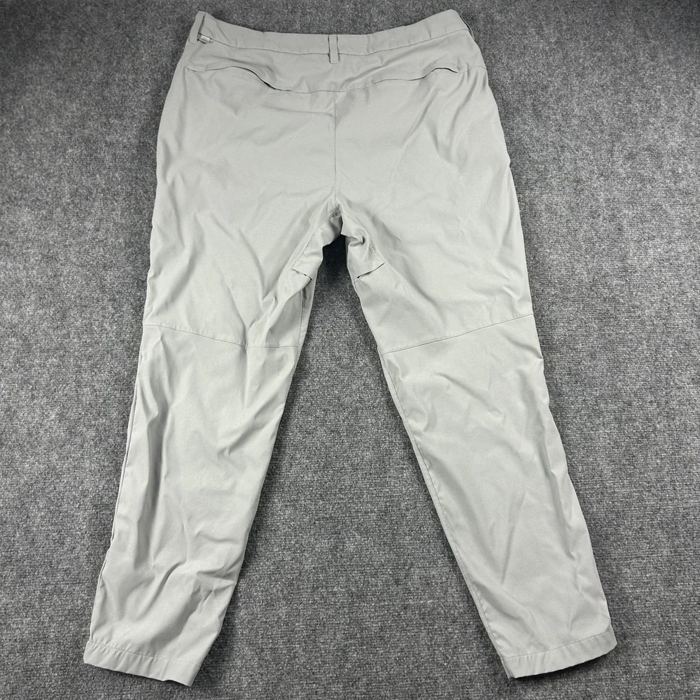 Lululemon Commission Golf Pants Mens‎ 38 Grey Stretch LM5AI8S Tapered Classic